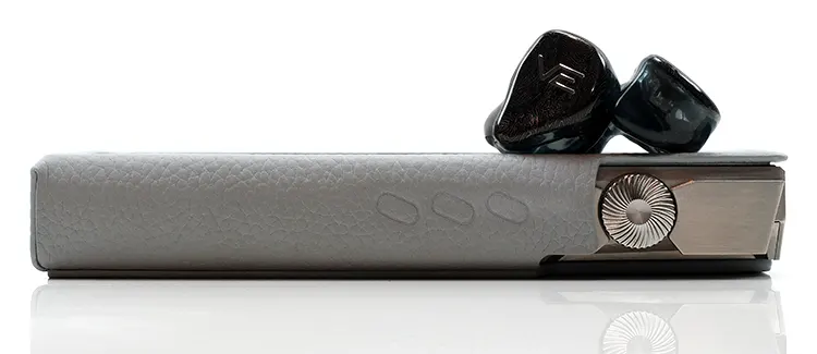 Vision Ears PURE shells on top of the iBasso DX340 DAP