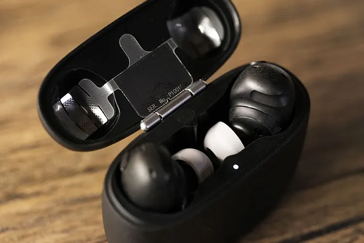 final TONALITE TWS inside its black cradle