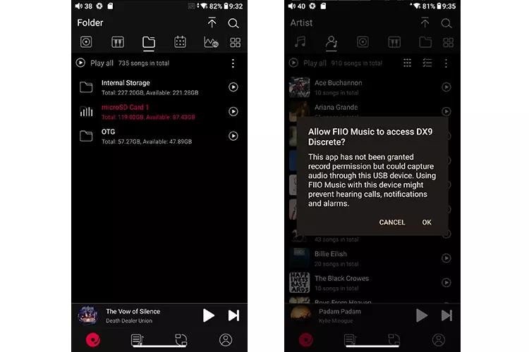 FiiO M27 USB Digital Audio and OTG screenshots