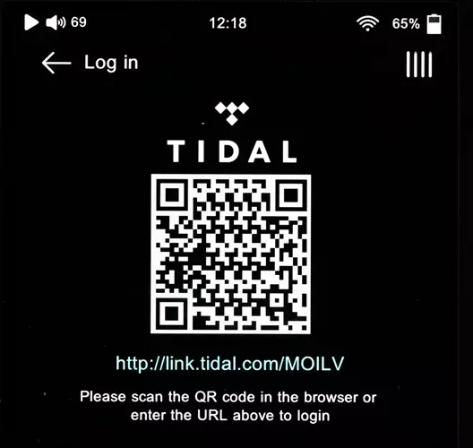 ONIX XM2 TIDAL streaming screenshot