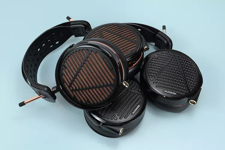 Audeze LCD-5s on top of the LCD-5