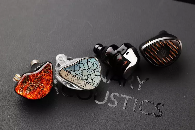 Binary EP321 MEMS beside 3 other IEMs