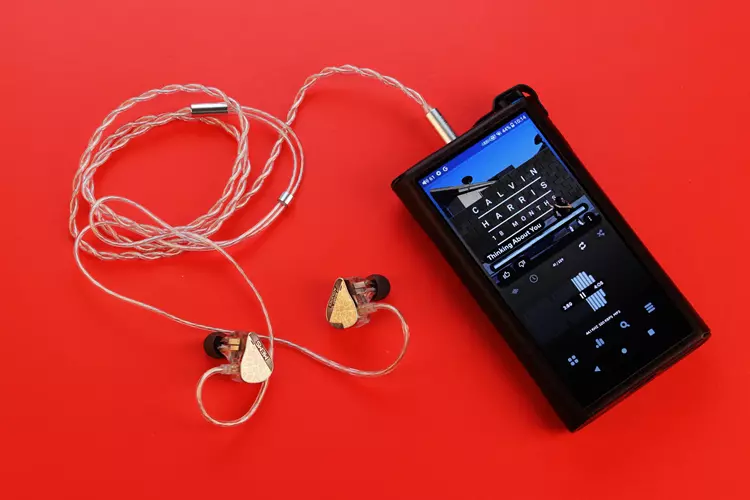 Binary EP321 MEMS connected to a FiiO M15S DAP