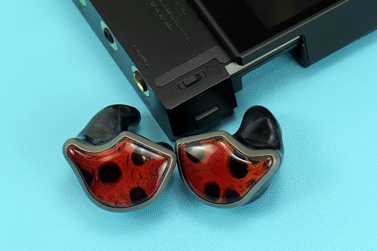 Cayin T201 beside UM Multiverse Mentor custom IEMs