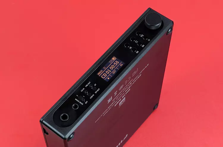 FiiO DM15 R2R with display panel turned on