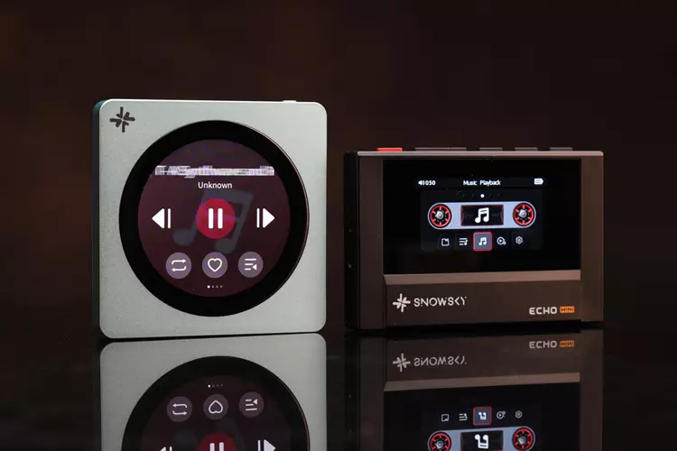 FiiO SNOWSKY DISC beside ECHO MINI