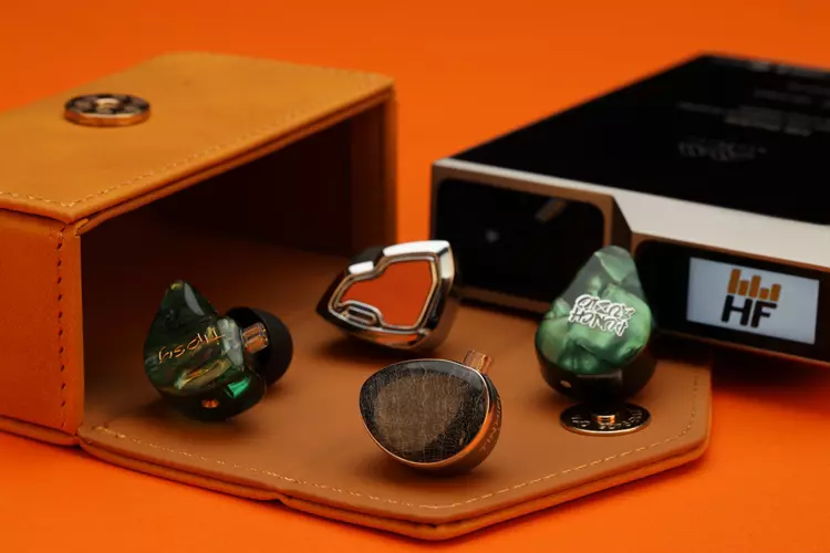 TinHiFi T6 beside 3 other IEMs