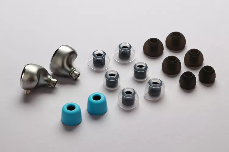 TinHiFi T6 beside its ear tips