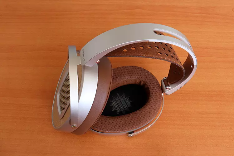 HIFIMAN HE1000 WiFi headphones upright