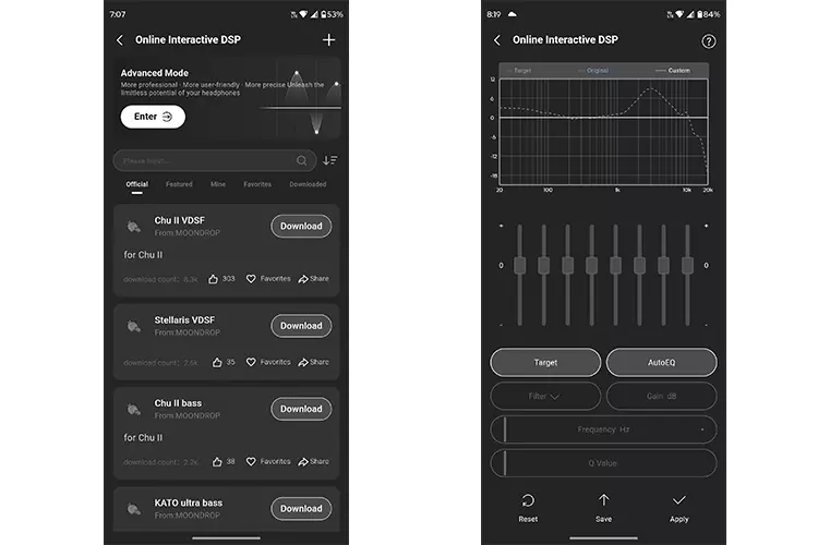 MOONDROP MOONRIVER 3 app 2 screenshots