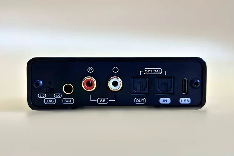 Topping DX1 II rear panel