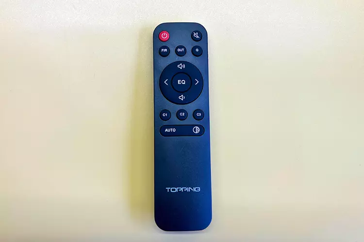 Topping DX1 II remote control