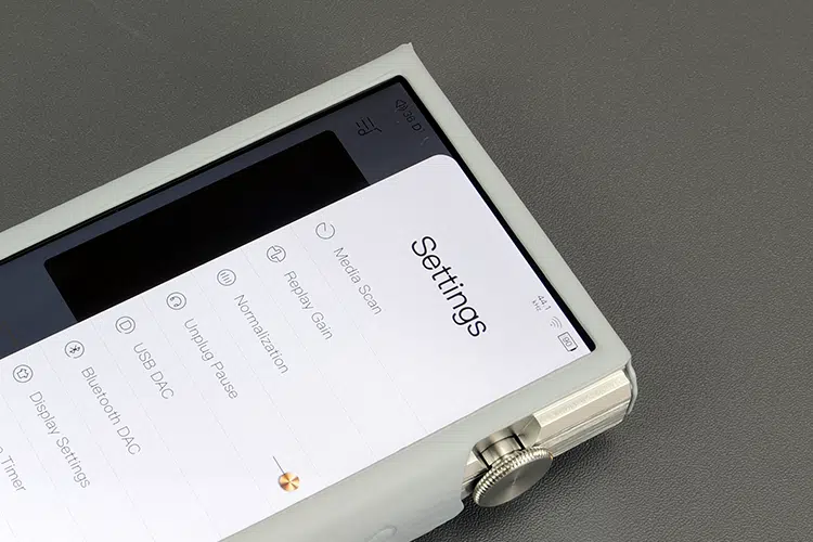 iBasso DX270 Mango App settings screen