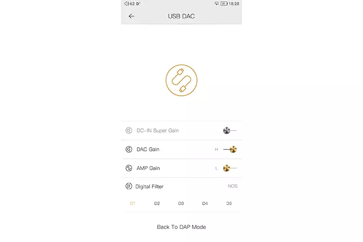iBasso DX270 Android USB-DAC screenshot