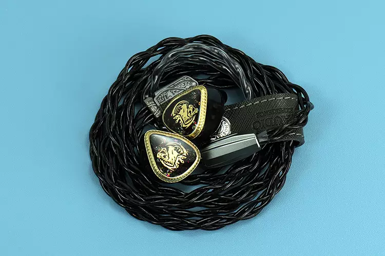 Nostalgia Audio Pendragon with rolled up stock cable