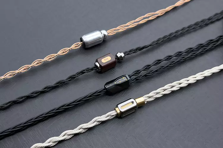 ddHiFi Eryx cable beside 3 other cables
